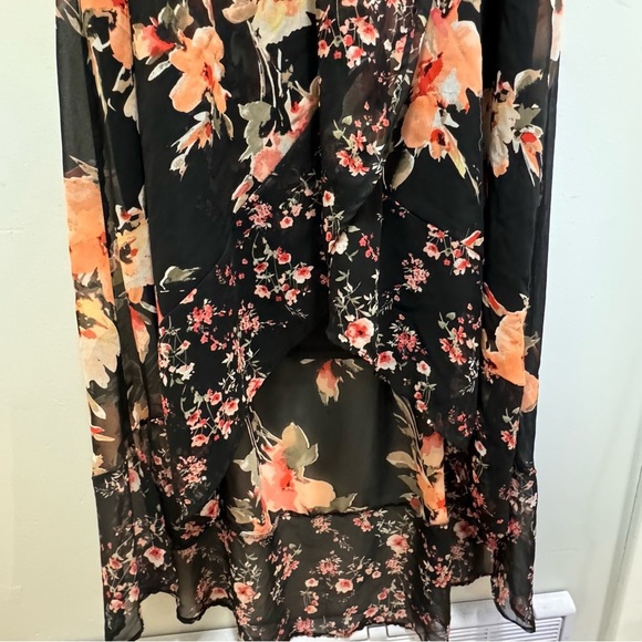 Addition Elle Michel Studio High Low Floral Vneck Dress Size 22 - Picture 11 of 14